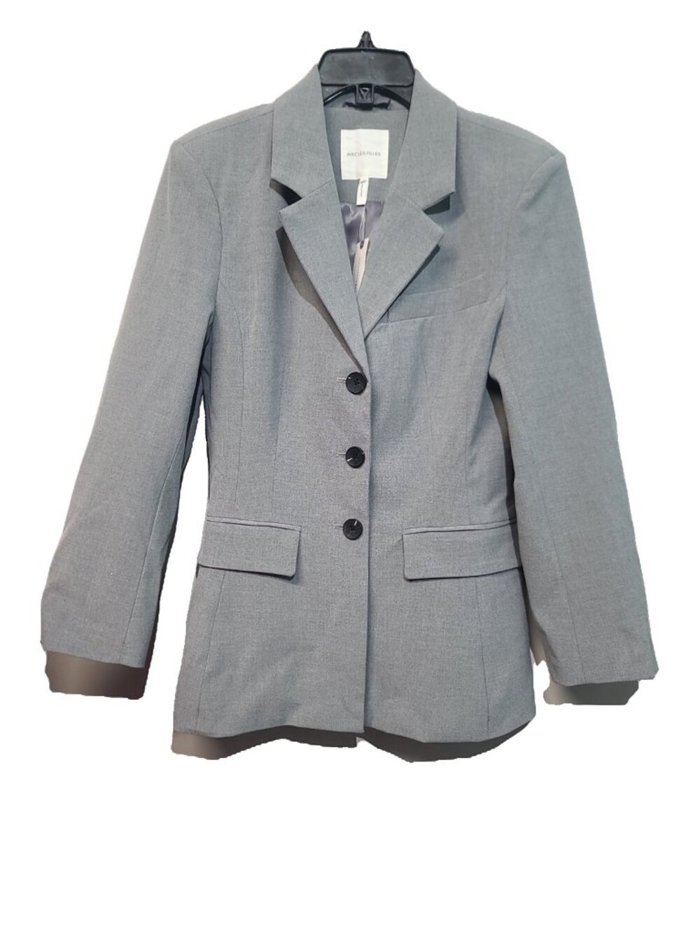 Avec Les Filles Blazer Size S Gray NWT
